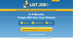 Desktop Screenshot of listjoe.com